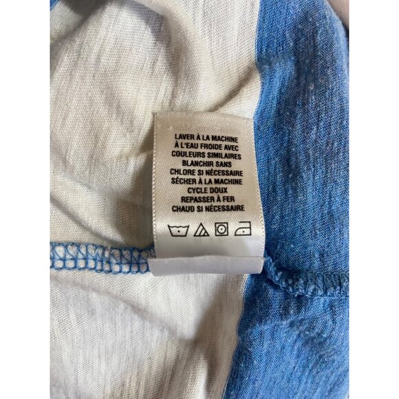 Aeropostale Hooded Lightweight Pullover S Blue White Stripe Streetwear Casual - Picture 7 of 8